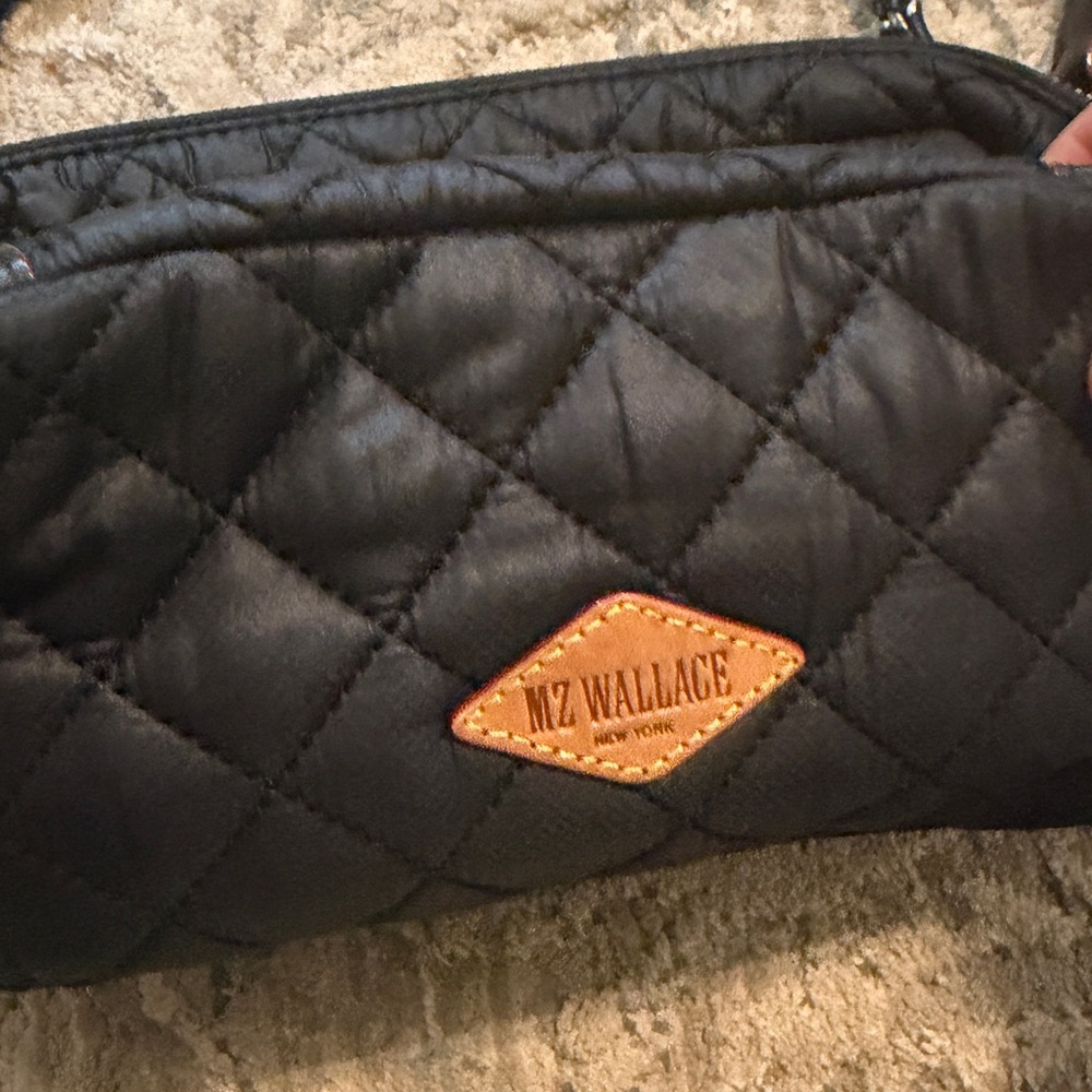 MZ Wallace Quilted Black Crossbody Bag - Picture 4 of 8